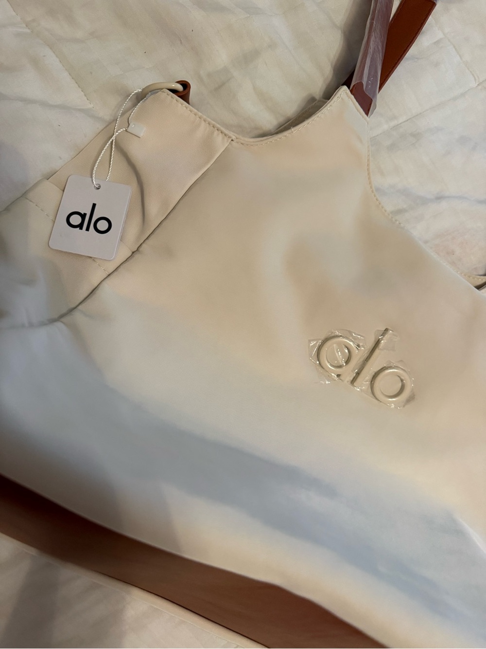 ALO Yoga canvas tote bag